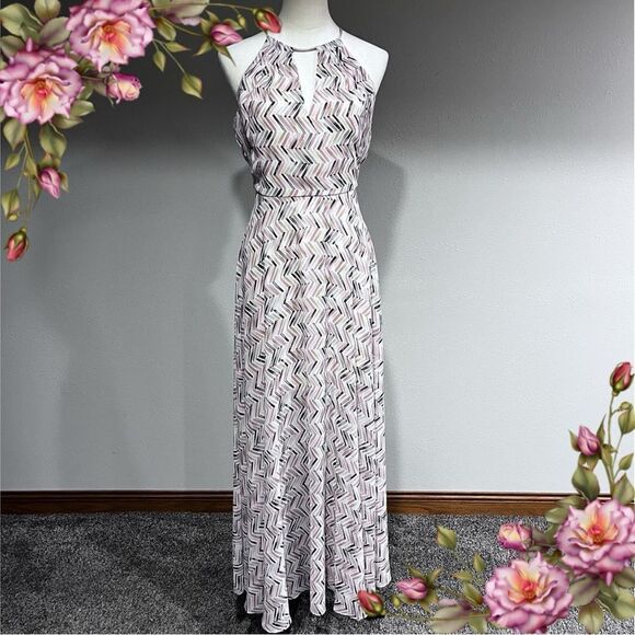 WHBM sleeveless halter maxi dress - Picture 1 of 16